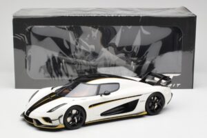 Koenigsegg Regera Crystal Blanco GT Spirit 1:18 GT913 Resina - imagen 6 de 6
