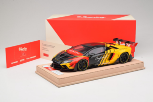 Lamborghini Aventador Liberty Walk Infinite Negro Amarillo Timothy & Pierre 1:18 REMC035 Metal - imagen 7 de 7