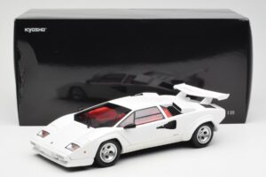 Lamborghini Countach LP500S Blanco Kyosho 1:18 08320E Metal - imagen 8 de 8