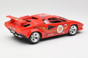 Lamborghini Countach Rojo Bburago 1:18 3047 Metal - imagen 3 de 8