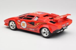 Lamborghini Countach Rojo Bburago 1:18 3047 Metal - imagen 7 de 8