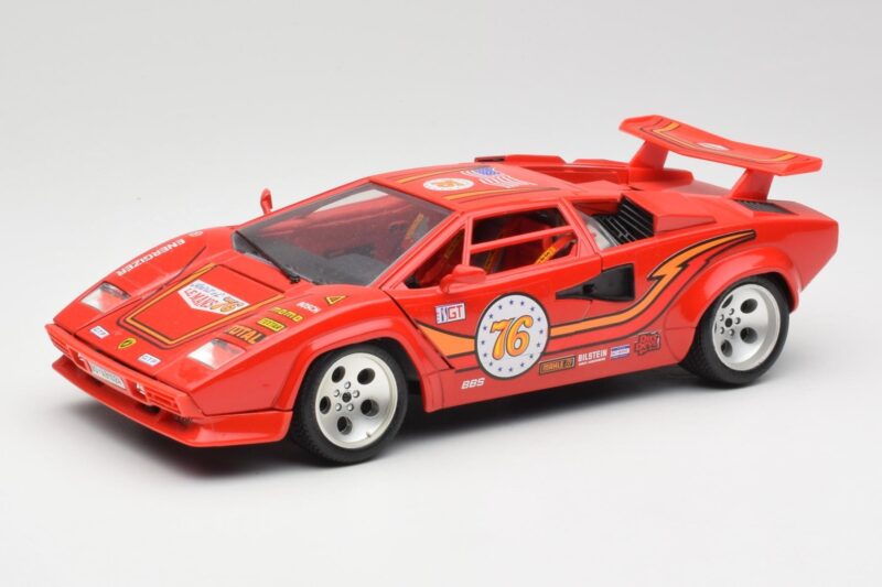 Lamborghini Countach Rojo Bburago 1:18 3047 Metal