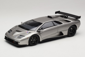 Lamborghini Diablo GT-R Plateado Kyosho 1:18 KSR18509S Resina