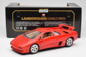 Lamborghini Diablo Rojo Bburago 1:18 3028-M1 Metal - imagen 8 de 8