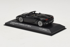 Lamborghini Gallardo LP560-4 Spyder Negro Minichamps 1:43 400103830 Metal - imagen 3 de 5