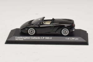 Lamborghini Gallardo LP560-4 Spyder Negro Minichamps 1:43 400103830 Metal
