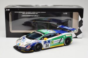 Lamborghini Gallardo LP600+ GT3 Reiter Engineering #34 H-J. Stuck / D. Rostek ADAC 24 Hours Nurburgring 2011 Minichamps 1:18  - imagen 6 de 6