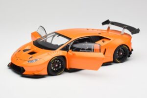 Lamborghini Huracan LP620-2 Super Trofeo Arancio Borealis Pearl Effect Naranja AUTOart 1:18 81558 Metal - imagen 2 de 8