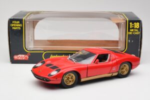 Lamborghini Miura Rojo Anson 1:18 30302 Metal - imagen 8 de 8