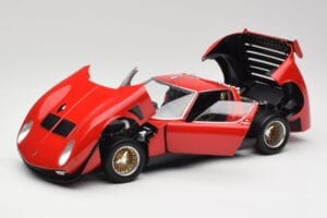 Lamborghini Miura SVR Rojo & Negro Kyosho 1:18 08319R Metal - imagen 2 de 8