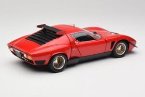 Lamborghini Miura SVR Rojo & Negro Kyosho 1:18 08319R Metal - imagen 3 de 8