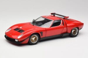 Lamborghini Miura SVR Rojo & Negro Kyosho 1:18 08319R Metal