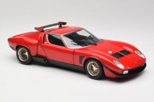 Lamborghini Miura SVR Rojo & Negro Kyosho 1:18 08319R Metal - imagen 6 de 8