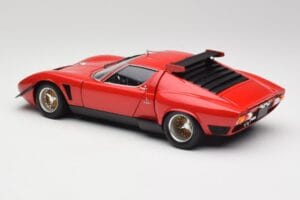 Lamborghini Miura SVR Rojo & Negro Kyosho 1:18 08319R Metal - imagen 7 de 8