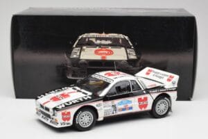 Lancia 037 #1 G. Cunico / E. Bartolich Targa Florio Winner 1983 Kyosho 1:18 08302H Metal - imagen 8 de 8