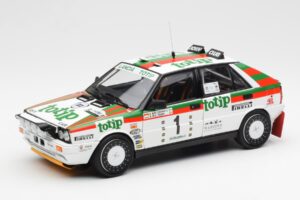 Lancia Delta HF 4WD #1 D. Cerrato Totip Rally Targa Florio 1987 Kyosho 1:18 08960C Metal