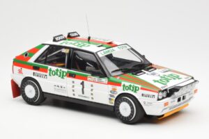 Lancia Delta HF 4WD #1 D. Cerrato Totip Rally Targa Florio 1987 Kyosho 1:18 08960C Metal - imagen 6 de 8