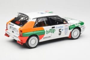 Lancia Delta HF Integrale Evo II Totip #5 A. Aghini / S. Farnocchia Rally Monte Carlo 1993 Kyosho 1:18 08348F Metal - imagen 3 de 8