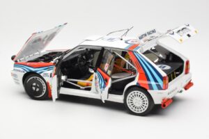 Lancia Delta HF Integrale Evo Martini #4 D. Auriol / B. Occelli Winner Rally Monte Carlo 1992 Kyosho 1:18 08348A Metal - imagen 5 de 8