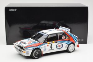 Lancia Delta HF Integrale Evo Martini #4 D. Auriol / B. Occelli Winner Rally Monte Carlo 1992 Kyosho 1:18 08348A Metal - imagen 8 de 8