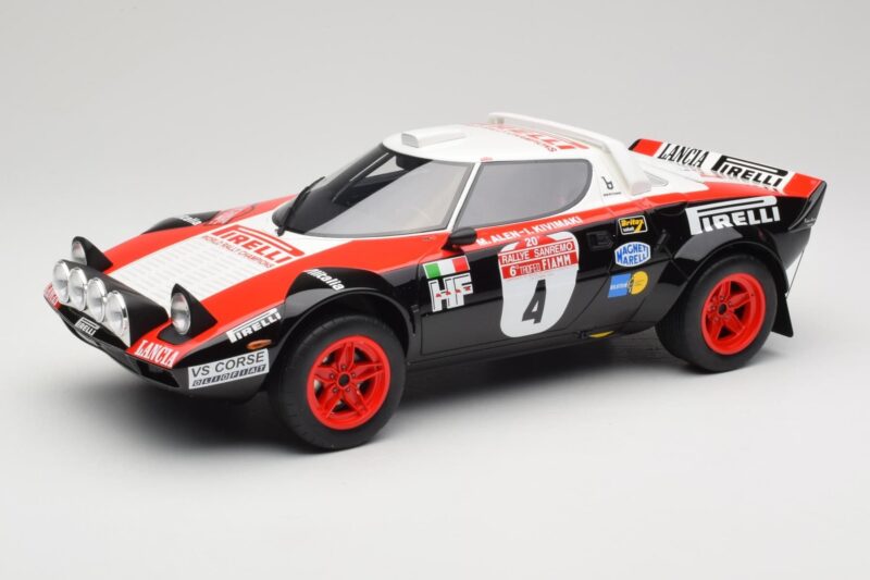 Lancia Stratos HF Gr.4 Negro #0 M. Alen / I. Kivimäki Rally San Remo 1978 Otto 1:12 G088 Resina