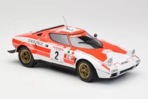 Lancia Stratos HF #2 J-B. Andruet / Biche Winners Tour de Corse 1974 Minichamps 1:18 155741702 Metal - imagen 4 de 6