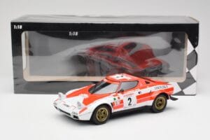 Lancia Stratos HF #2 J-B. Andruet / Biche Winners Tour de Corse 1974 Minichamps 1:18 155741702 Metal - imagen 6 de 6