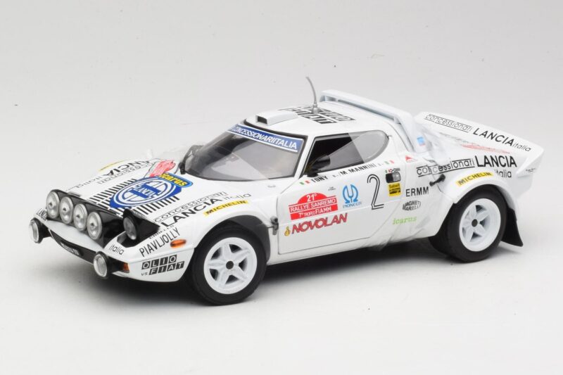 Lancia Stratos HF #2 Jolly Club A. Fassina / M. Mannini Rally Sanremo 1979 Sun Star 1:18 4510 Metal
