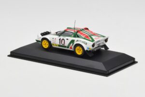 Lancia Stratos #10 Team Alitalia S. Munari / S. Maiga Rally Monte Carlo 1976 Minichamps 1:43 430761210 Metal - imagen 3 de 4