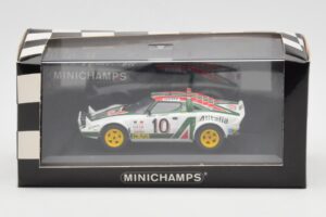 Lancia Stratos #10 Team Alitalia S. Munari / S. Maiga Rally Monte Carlo 1976 Minichamps 1:43 430761210 Metal - imagen 4 de 4