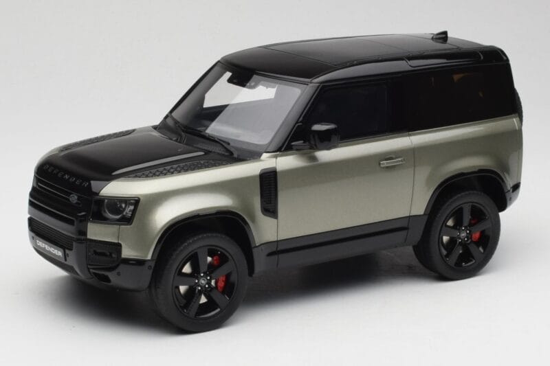 Land Rover Defender 90 HSE P400 L663 Pangea Green Metallic GT Spirit 1:18 GT517 Resina