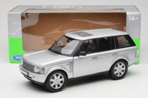 Land Rover Range Rover L322 Plata Welly 1:18 12536W Metal - imagen 8 de 8