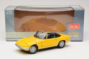 Lotus Elan S3 Descapotable Amarillo Sun Star 1:18 4052 Metal - imagen 6 de 6