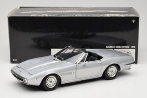 Maserati Ghibli Spyder Plata Minichamps 1:18 100122330 Metal - imagen 7 de 7