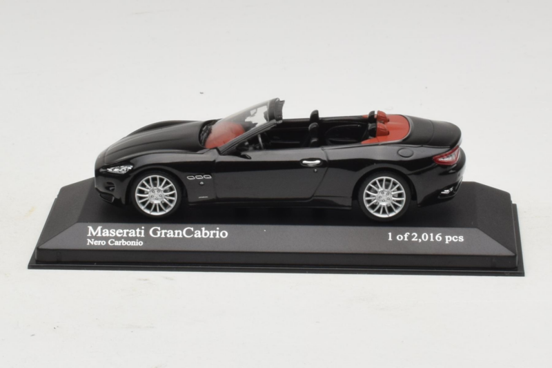Maserati GranCabrio Negro Metalizado Minichamps 1:43 400123930 Metal
