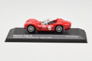 Maserati Tipo 61 #6 R. Penske SCCA National Race Meadowdale 1961 Minichamps 1:43 400611206 Metal