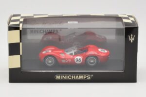 Maserati Tipo 61 #98 C. Shelby Times Mirror Grand Prix Riverside 1960 Minichamps 1:43 400601298 Metal - imagen 4 de 4