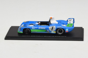 Matra MS670C #7 H. Pescarolo / G. Larrousse Matra-Simca 24 Hours of Le Mans Winner 1974 Spark 1:43 43LM74 Resina