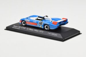 Matra Simca MS670B #12 J-P. Beltoise / J-P. Jabouille / J-P. Jaussaud 24 Hours of Le Mans 1973 Minichamps 1:43 430731112 Meta - imagen 3 de 4
