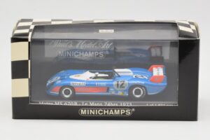 Matra Simca MS670B #12 J-P. Beltoise / J-P. Jabouille / J-P. Jaussaud 24 Hours of Le Mans 1973 Minichamps 1:43 430731112 Meta - imagen 4 de 4
