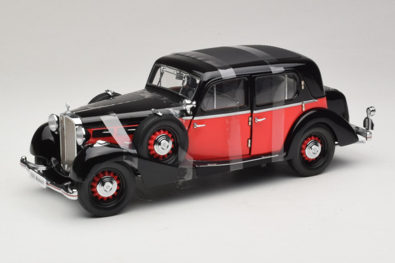 Maybach SW35 Hardtop Negro Rojo Premier Miniature 1:18 PM-38208 Metal
