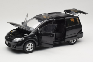 Mazda 5 Negro Paudi 1:18 2169BK Metal - imagen 2 de 8