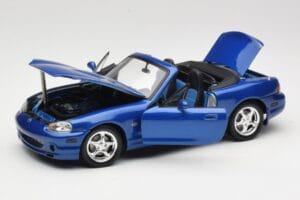 Mazda MX-5 NA 10th Anniversary Blue Metallic Gate 1:18 01071 Metal - imagen 2 de 8