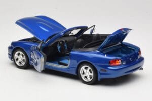 Mazda MX-5 NA 10th Anniversary Blue Metallic Gate 1:18 01071 Metal - imagen 5 de 8
