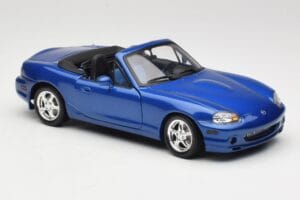 Mazda MX-5 NA 10th Anniversary Blue Metallic Gate 1:18 01071 Metal - imagen 6 de 8