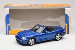 Mazda MX-5 NA 10th Anniversary Blue Metallic Gate 1:18 01071 Metal - imagen 8 de 8