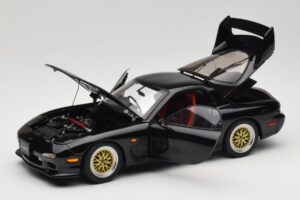 Mazda RX-7 FD Tuned Version Brilliant Black AUTOart 1:18 75968 Metal - imagen 2 de 8