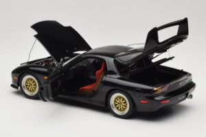 Mazda RX-7 FD Tuned Version Brilliant Black AUTOart 1:18 75968 Metal - imagen 5 de 8