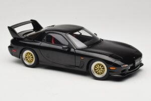 Mazda RX-7 FD Tuned Version Brilliant Black AUTOart 1:18 75968 Metal - imagen 6 de 8