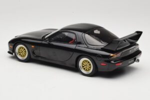 Mazda RX-7 FD Tuned Version Brilliant Black AUTOart 1:18 75968 Metal - imagen 7 de 8